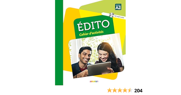 Workbook Edito éditions 2015-2018