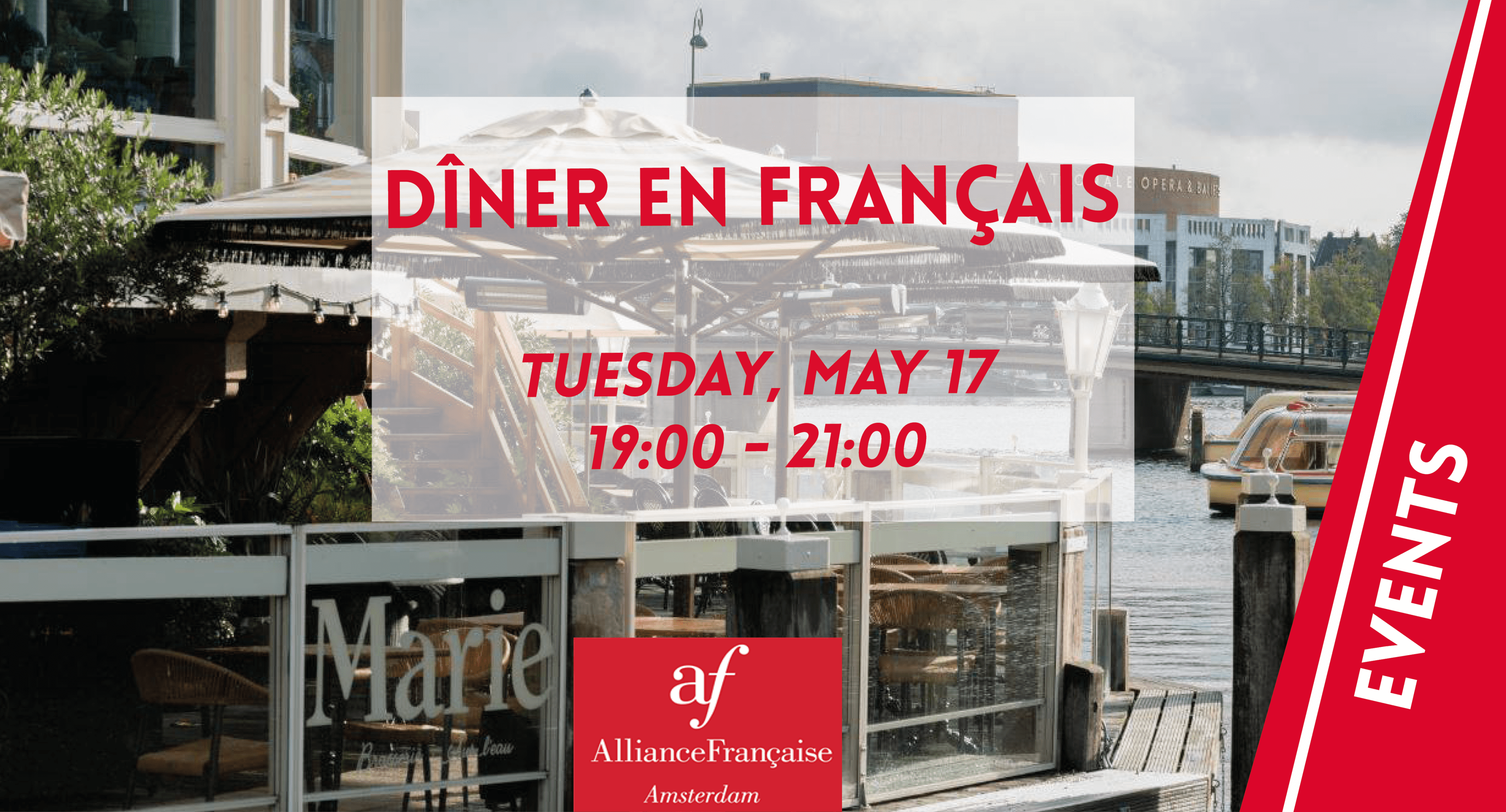 Diner en français - Brasserie Marie